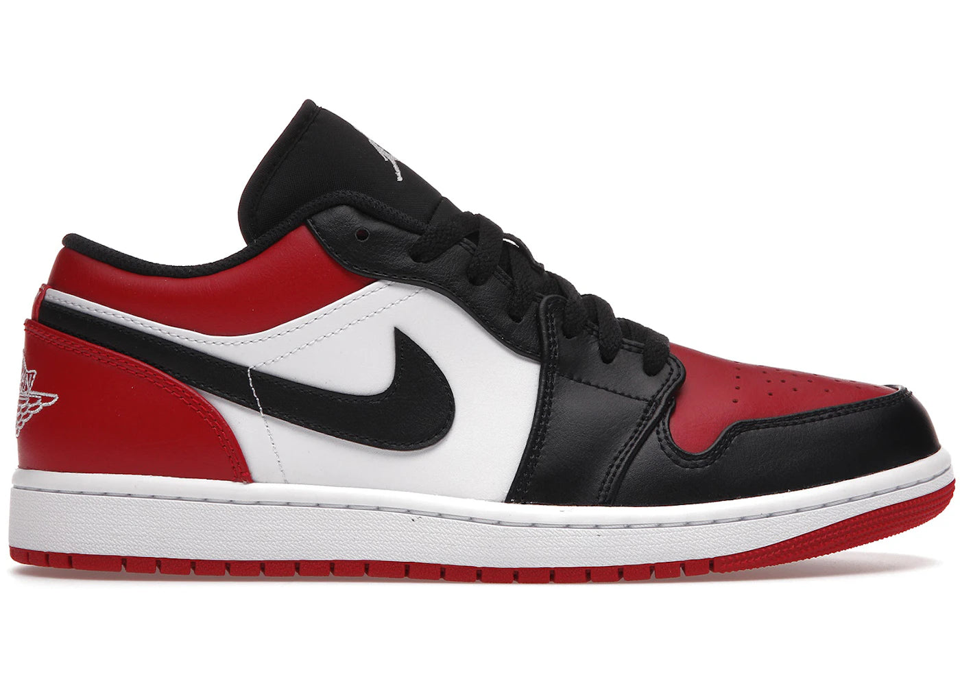 Nike Air Jordan 1 Low Bred Toe (2021) - 553558-612
