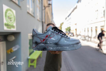 Metal Construction Custom Sneakers