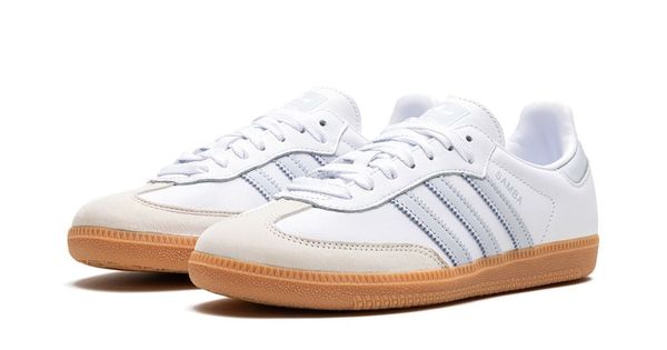 Adidas Samba OG Wmns White Halo Blue Gum