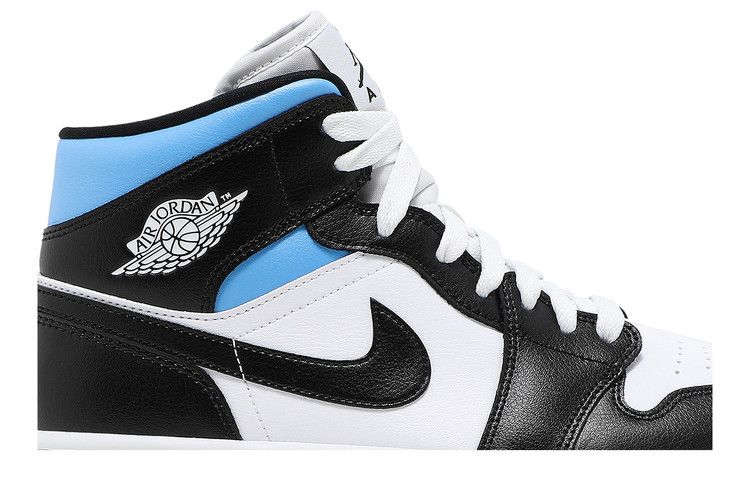 Nike Air Jordan 1 Mid University Blue Black - BQ6472-102