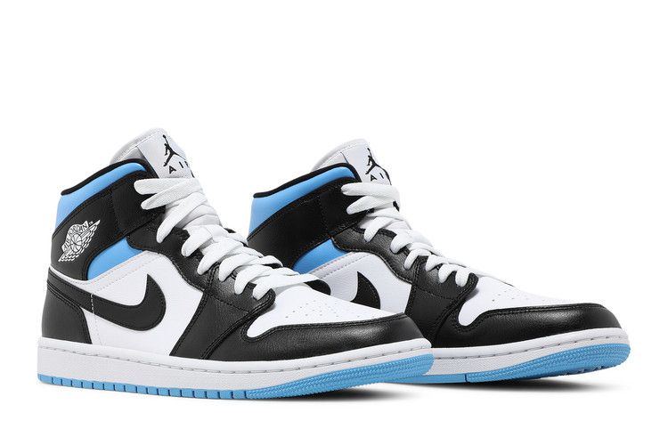 Nike Air Jordan 1 Mid University Blue Black - BQ6472-102