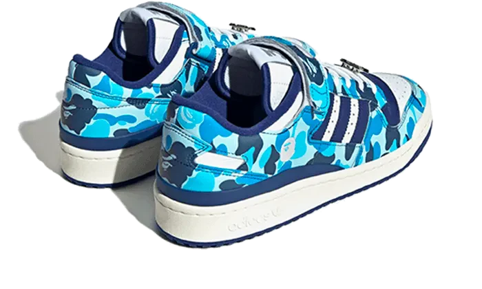 Adidas Forum 84 Low Bape 30th Anniversary Blue Camo - ID4772