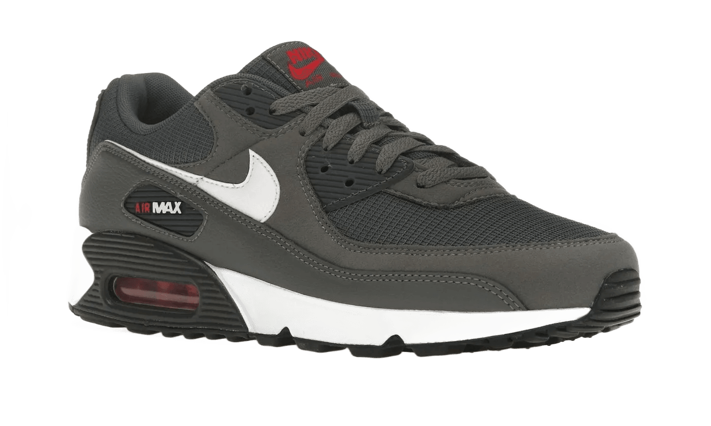 Nike Air Max 90 Iron Grey University Red - DR0145-003